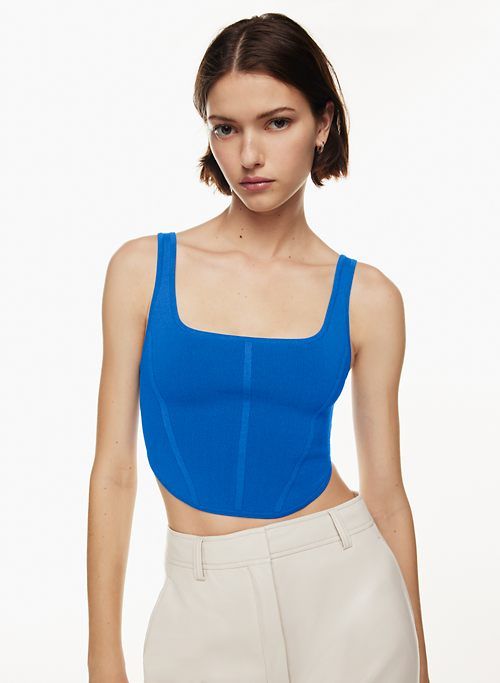 sculpt knit bustier tank sold by Aritzia product image thumbnail 4