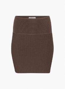 sculpt knit mini skirt sold by Aritzia