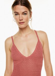 evie midi dress sold by Aritzia