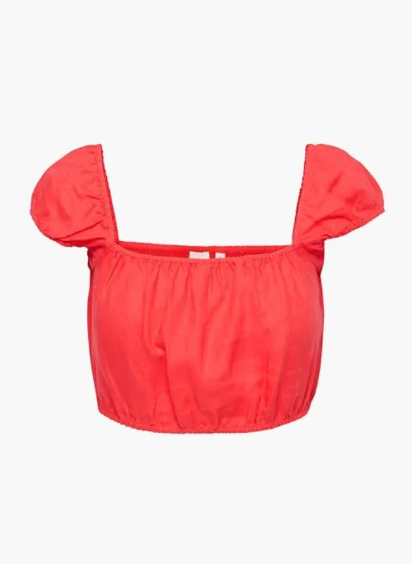ethereal linen blouse sold by Aritzia
