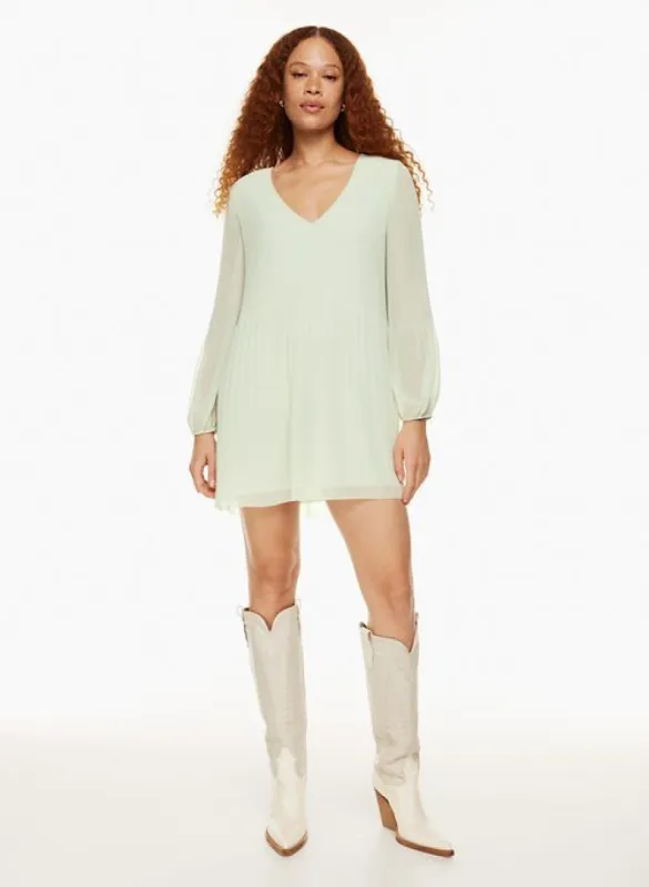 daydreamer v-neck dress sold by Aritzia