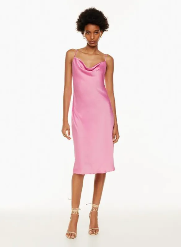 only cowlneck slip dress sold by Aritzia