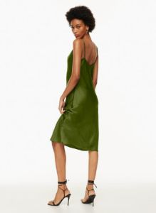 only cowlneck slip dress sold by Aritzia