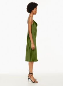only cowlneck slip dress sold by Aritzia