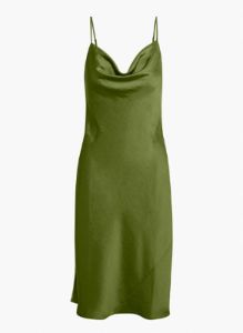 only cowlneck slip dress sold by Aritzia