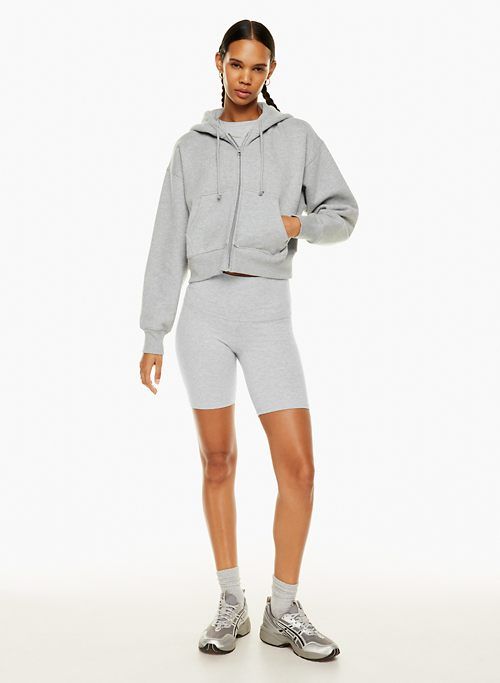 cozy fleece boyfriend boxy zip hoodie sold by Aritzia product image thumbnail 3