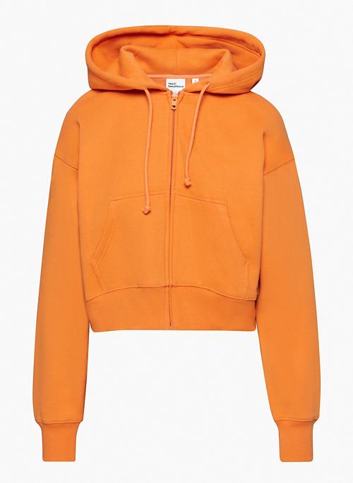 cozy fleece boyfriend boxy zip hoodie sold by Aritzia product image thumbnail 6