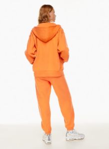 cozy fleece boyfriend zip hoodie sold by Aritzia