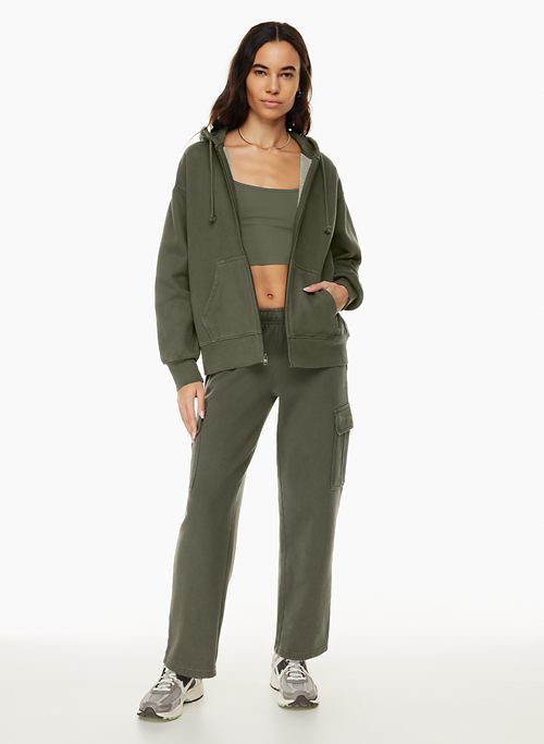 cozy fleece boyfriend zip hoodie sold by Aritzia product image thumbnail 2