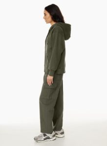 cozy fleece boyfriend zip hoodie sold by Aritzia