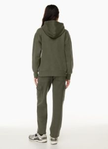 cozy fleece boyfriend zip hoodie sold by Aritzia