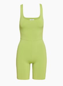 contour squareneck romper sold by Aritzia