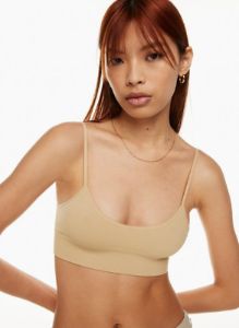 seamless scoopneck bra top sold by Aritzia