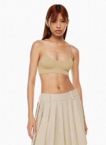 seamless scoopneck bra top sold by Aritzia