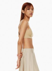 seamless scoopneck bra top sold by Aritzia