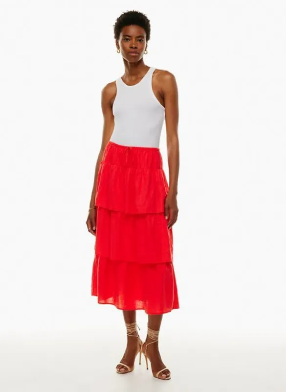 century linen skirt sold by Aritzia