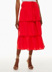 century linen skirt sold by Aritzia