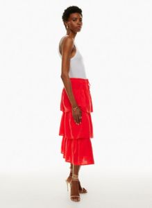 century linen skirt sold by Aritzia
