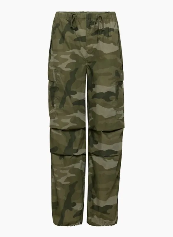 squad parachute pant sold by Aritzia
