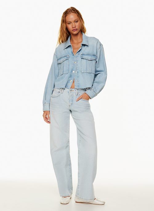 fusion jean sold by Aritzia