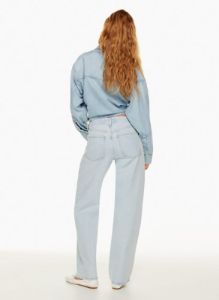 fusion jean sold by Aritzia