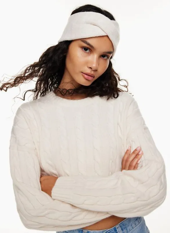 snow bunny headband sold by Aritzia