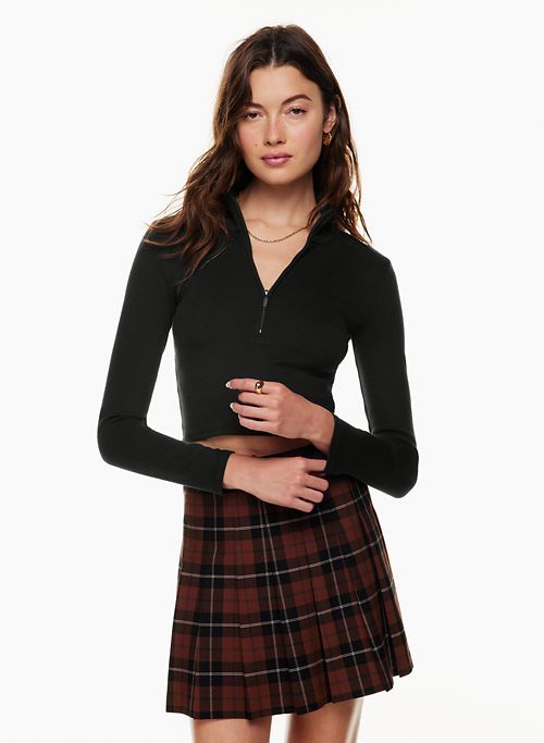 monarch ½ zip longsleeve sold by Aritzia