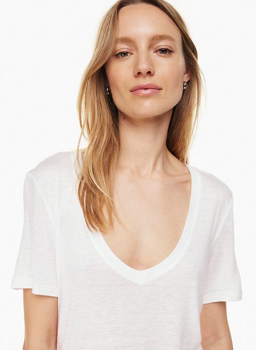 foundation v-neck t-shirt sold by Aritzia product image thumbnail 2