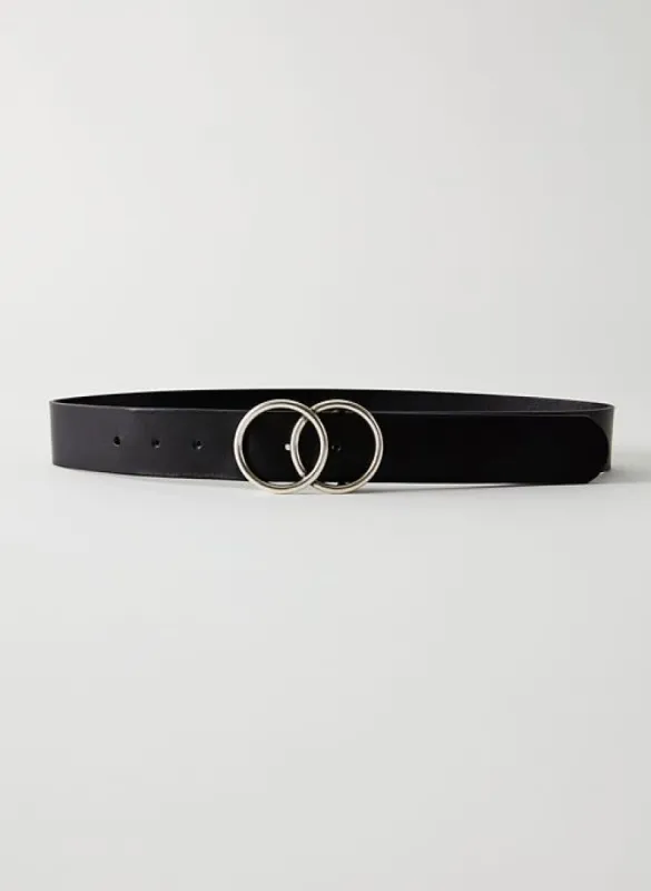 double ring jean belt made by Aritzia