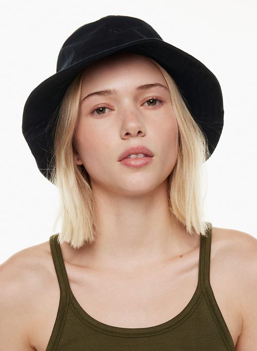 logo bucket hat sold by Aritzia
