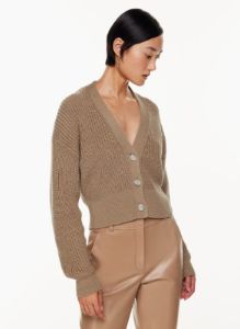 canberra cardigan sold by Aritzia