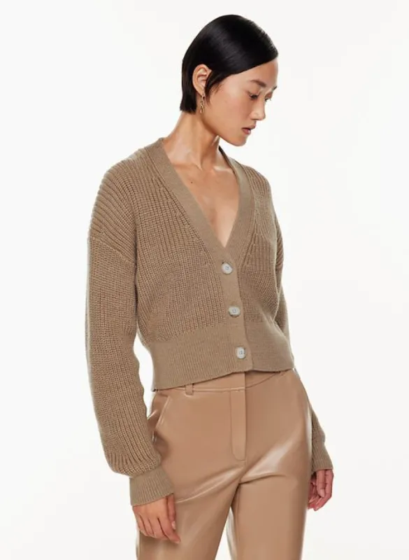 canberra cardigan sold by Aritzia