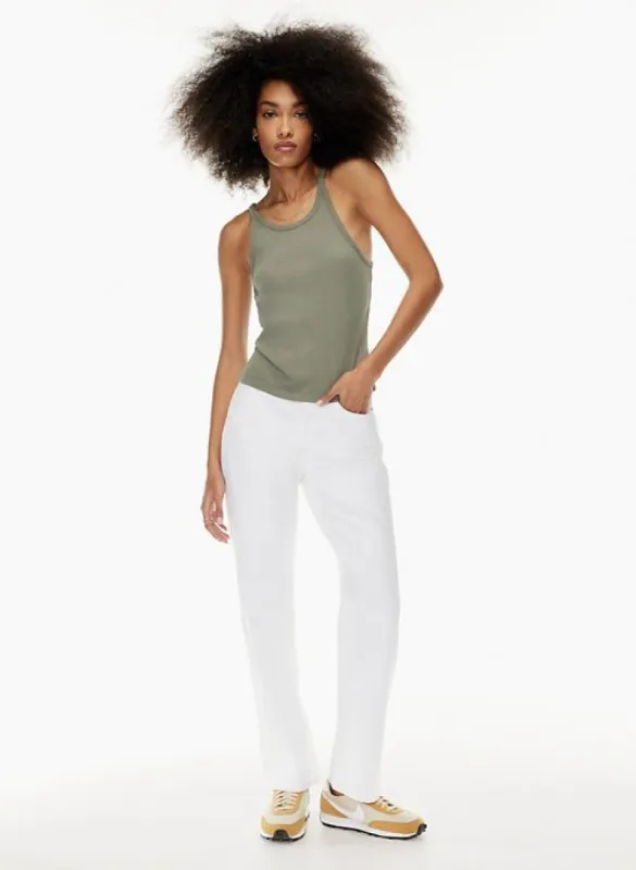 the jane ribbed tank sold by Aritzia