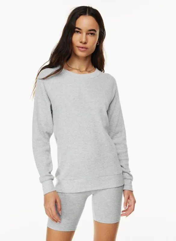 waffle raglan longsleeve sold by Aritzia