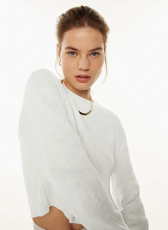 waffle crew boxy longsleeve sold by Aritzia