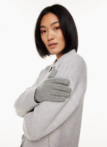cuffed tech cashmere gloves sold by Aritzia