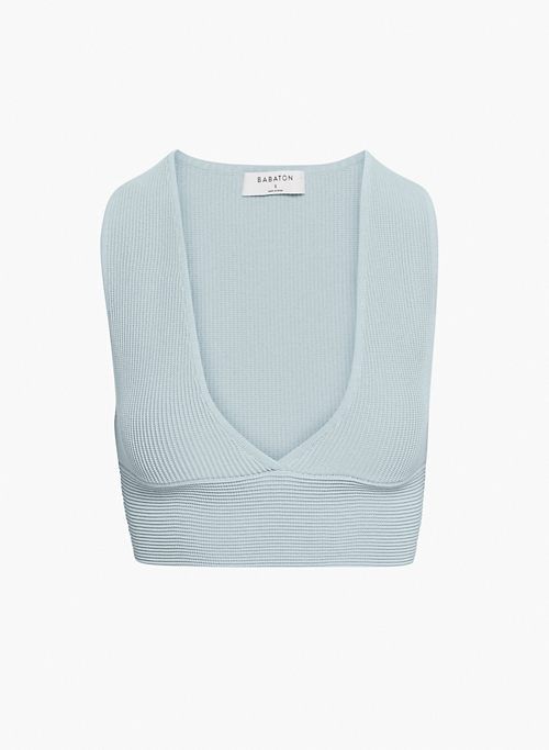 sculpt knit deep v tank sold by Aritzia product image thumbnail 6