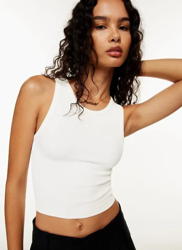 sinchseamless™ rib crew tank sold by Aritzia