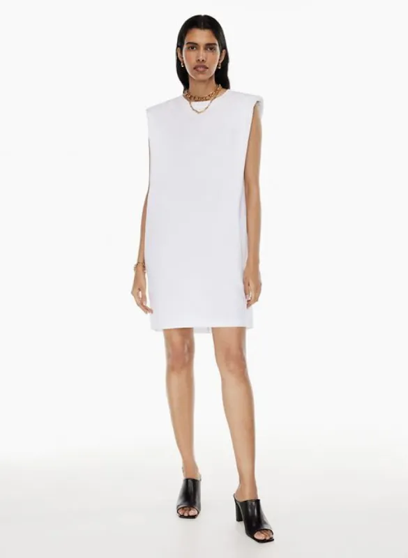 shoulder pad dress sold by Aritzia