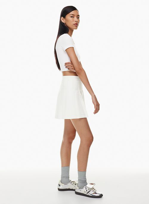 olive micro skirt sold by Aritzia product image thumbnail 3