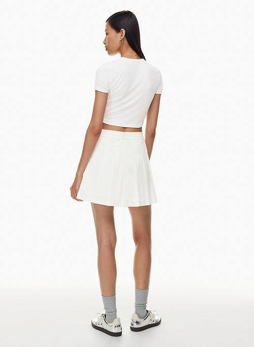 olive micro skirt sold by Aritzia product image thumbnail 5