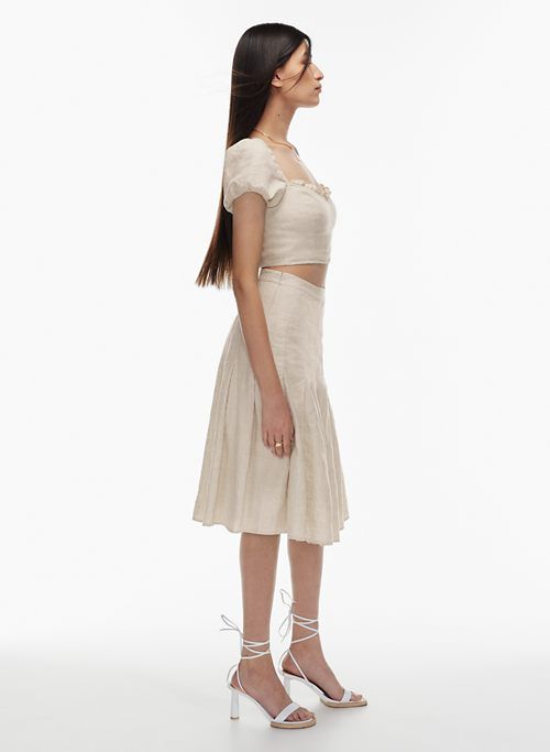 wander linen blouse sold by Aritzia product image thumbnail 3