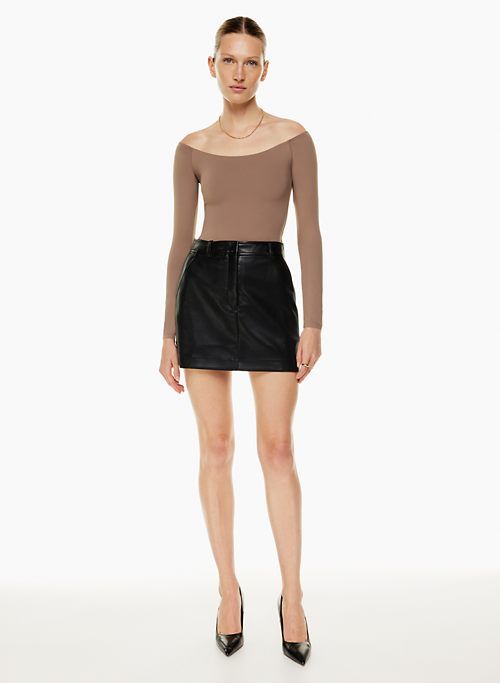 contour off-shoulder longsleeve bodysuit sold by Aritzia product image thumbnail 2
