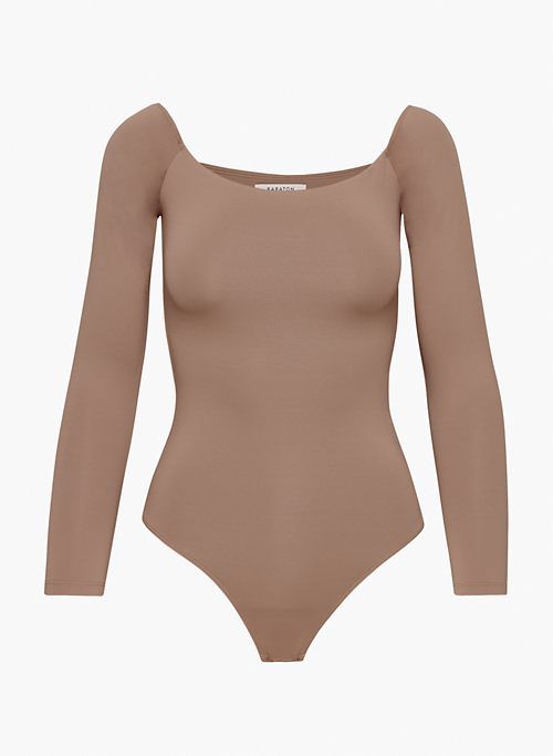 contour off-shoulder longsleeve bodysuit sold by Aritzia product image thumbnail 6