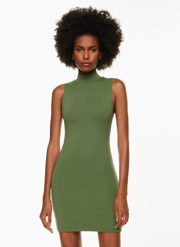 contour mockneck mini dress sold by Aritzia