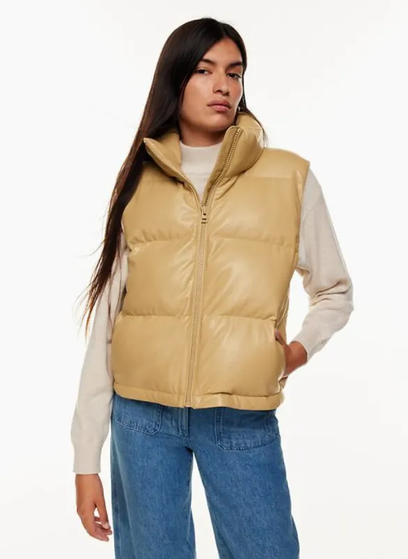 vista puffer vest sold by Aritzia