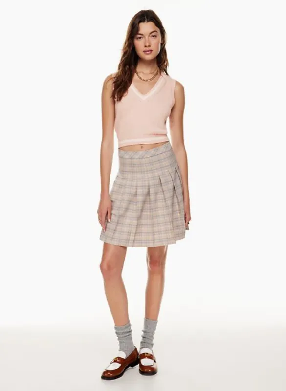 quinn sweater vest sold by Aritzia