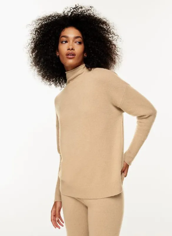 format luxe cashmere turtleneck sold by Aritzia