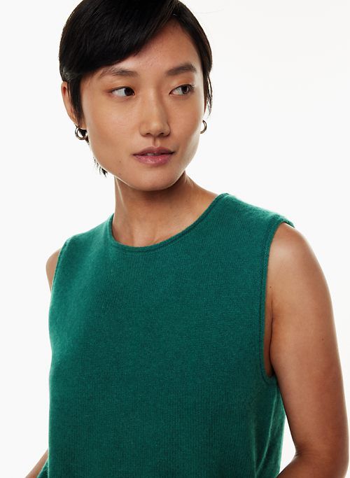 ellipsis luxe cashmere tank sold by Aritzia product image thumbnail 3