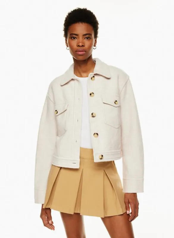 autumn shirt jacket sold by Aritzia